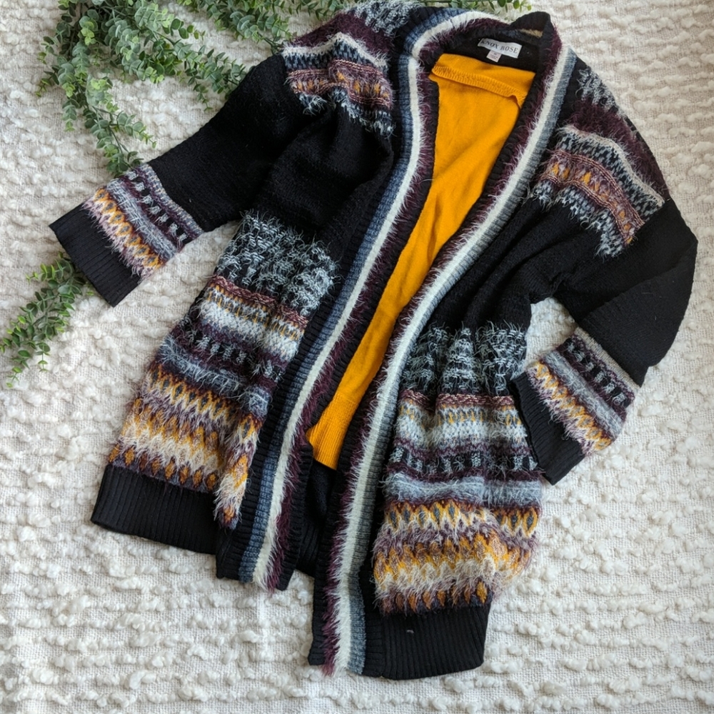 Knox Rose Soft Cozy Kimono Cardigan Ladies Medium